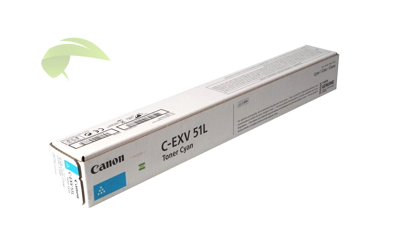 Toner Canon C-EXV51L, 0485C002 originální cyan, imageRUNNER ADVANCE C5535/C5540/C5550