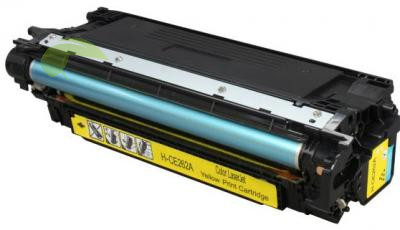 Renovovaný toner pro HP Color LaserJet CP4025/CP4525 - CE262A - žlutý - 11000 stran