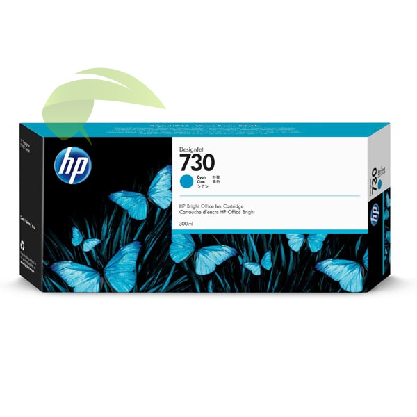 HP P2V62A, HP 730 originální náplň cyan, DesignJet T940/T1600/T1700/T2600