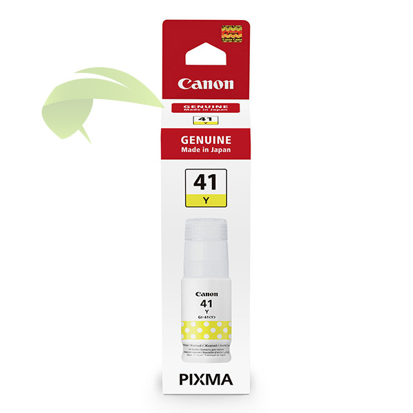 Inkoustová náplň Canon GI-41Y, 4545C001 žlutá originální, PIXMA G1420/G2420/G3420/G4470