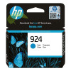 HP 4K0U3NE, HP 924 originální náplň cyan, OfficeJet Pro 8122e/8124e/8132e/8134e/8135e