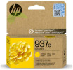 HP 4S6W8NE, HP 937e originální náplň žlutá, OfficeJet Pro 9110b/9120b/9120e/9125e/9130b/9720e