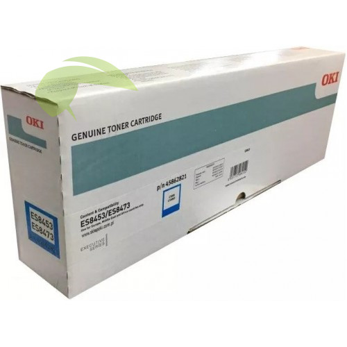 Toner OKI 45862821, ES8453 MFP/8473 MFP cyan originální