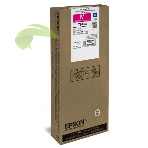 Originální náplň Epson T9453 XL magenta, C13T945340, WorkForce Pro WF-C5210/C5290