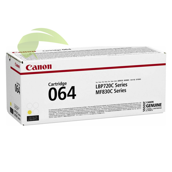 Toner Canon 064, 4931C001 originální žlutý, i-SENSYS LBP722Cdw/MF832Cdw