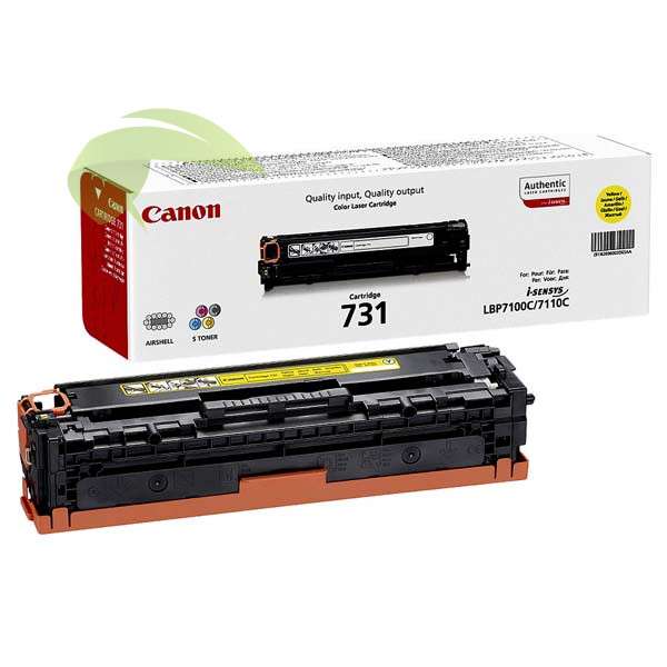 Toner Canon CRG-731, 6269B002 originální žlutý, LBP 7100Cn/7110Cw/MF8230CN/MF8280Cw