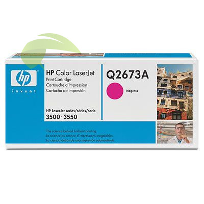 Toner HP Q2673A, 309A originální magenta, LaserJet 3500/3550