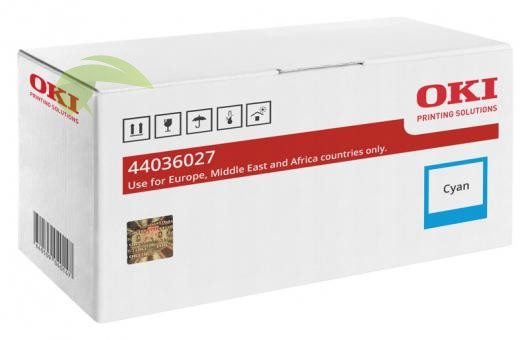 Toner OKI 44036027, OKI Pro9420WT/ES9410 cyan originální